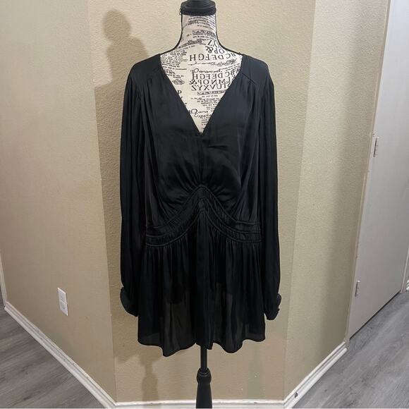 Torrid peplum smocked waist top sz 4‎ 4X - Picture 1 of 9